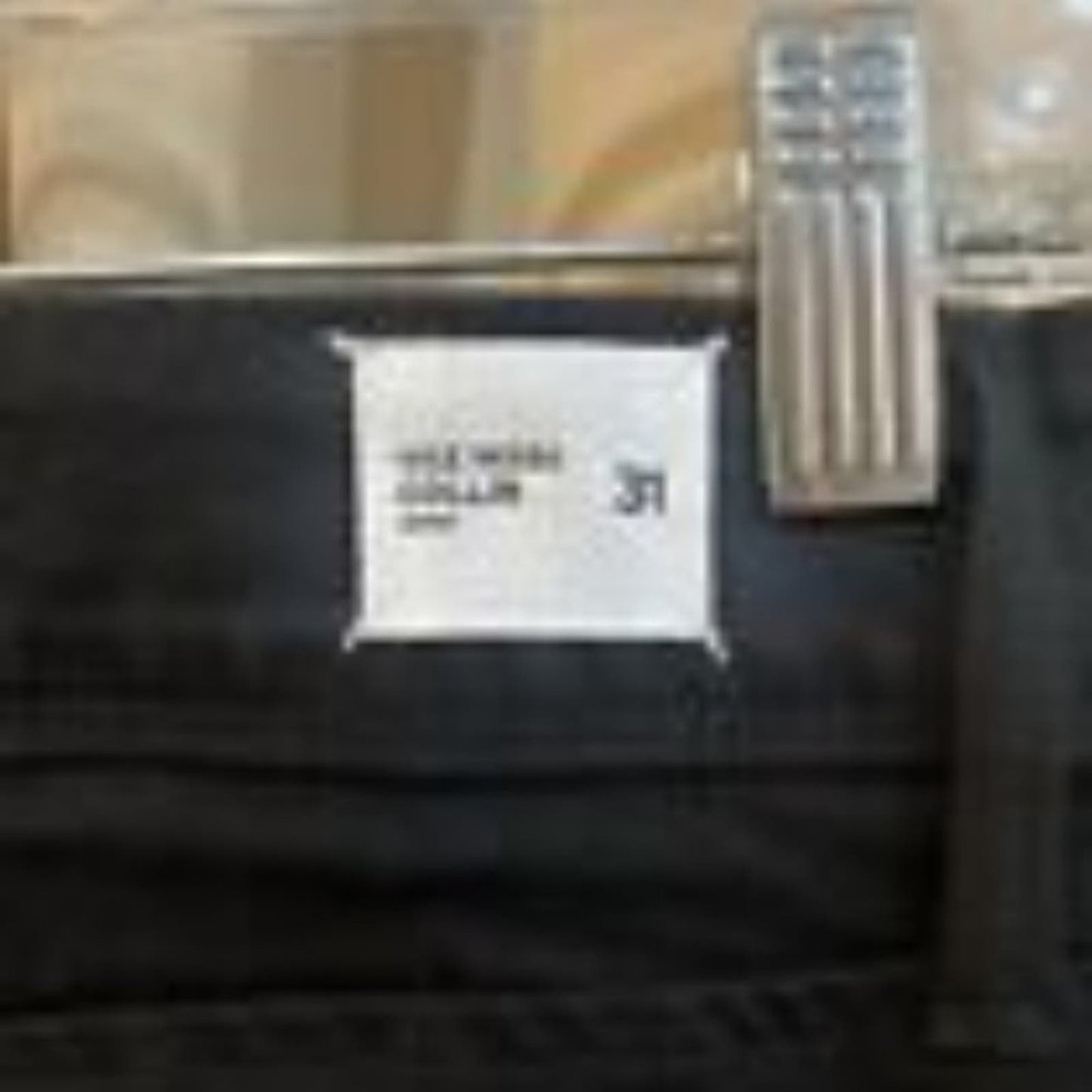 HUDSON Collin Vice Versa Skinny Jeans Two Tone Color Block Denim Black Size 31