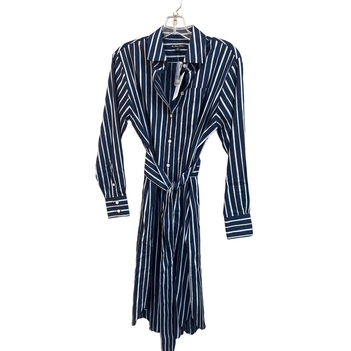 Brooks Brothers Cotton Striped Shirt Dress NWT Size 2