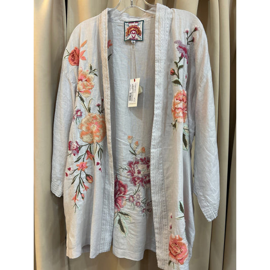 Johnny Was - Vienna Linen Kimono Size L NWT