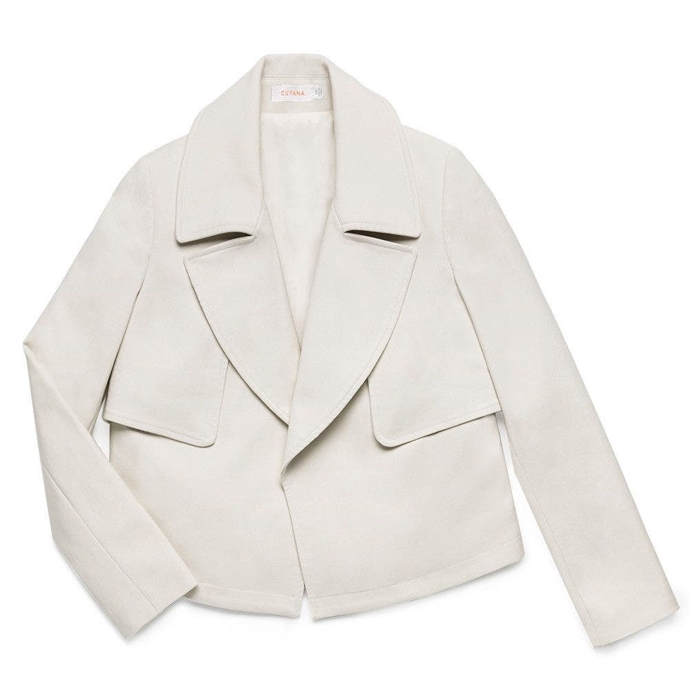 Cuyana Cropped Trench Coat Size S