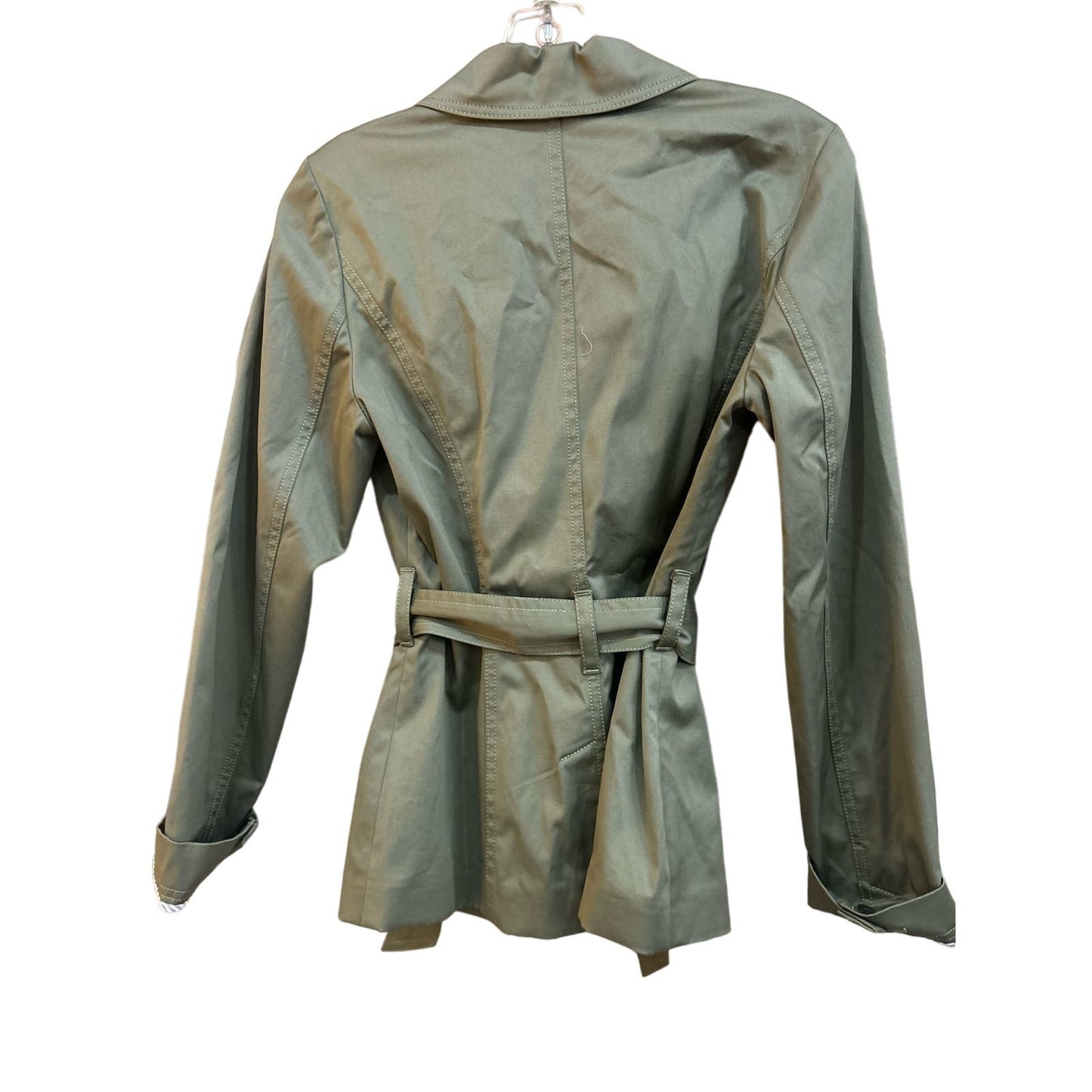 Brooks Brothers Stretch Cotton Twill Belted Safari Jacket NWT Size 4