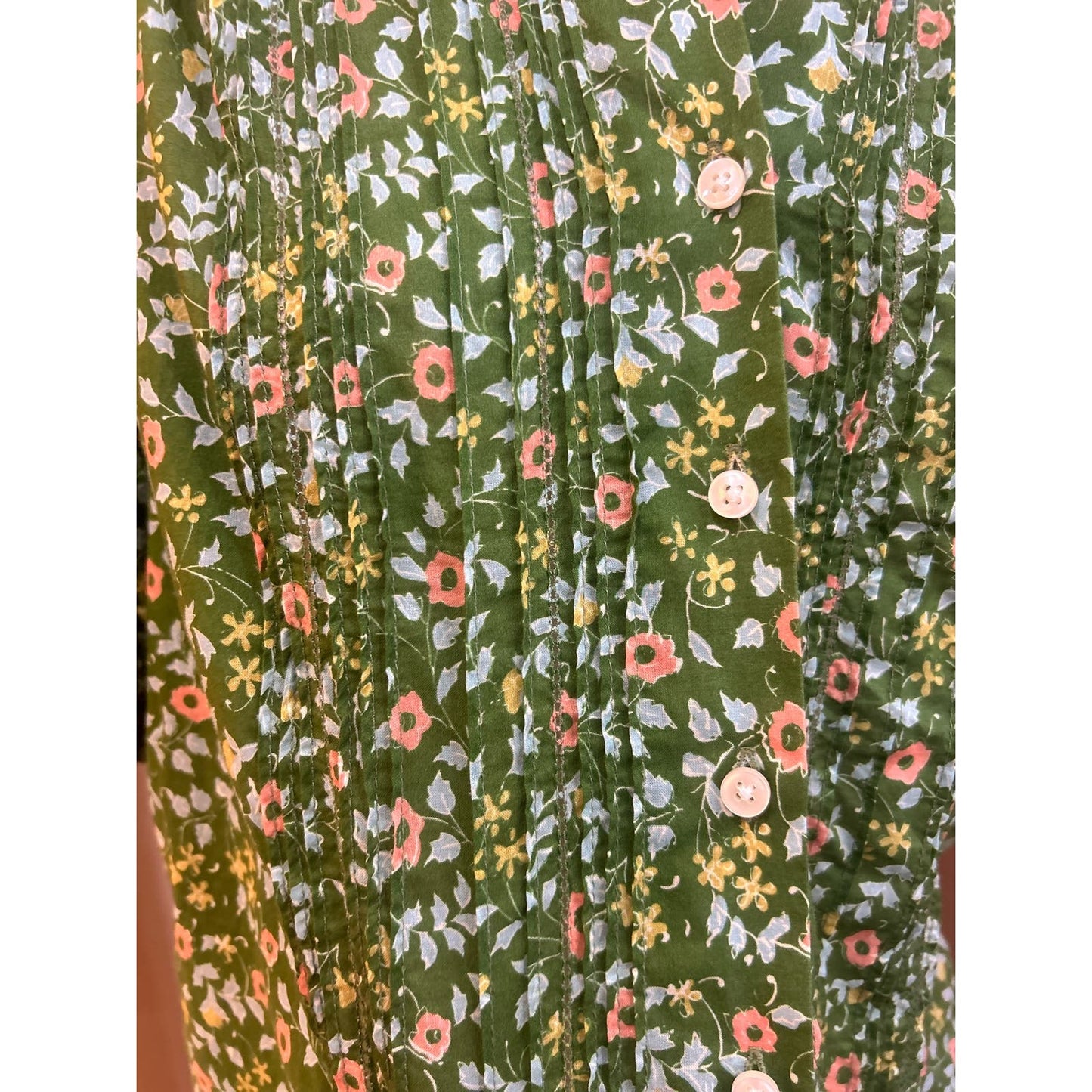 Trovata Gemma Blouse - Green Motif Size XS