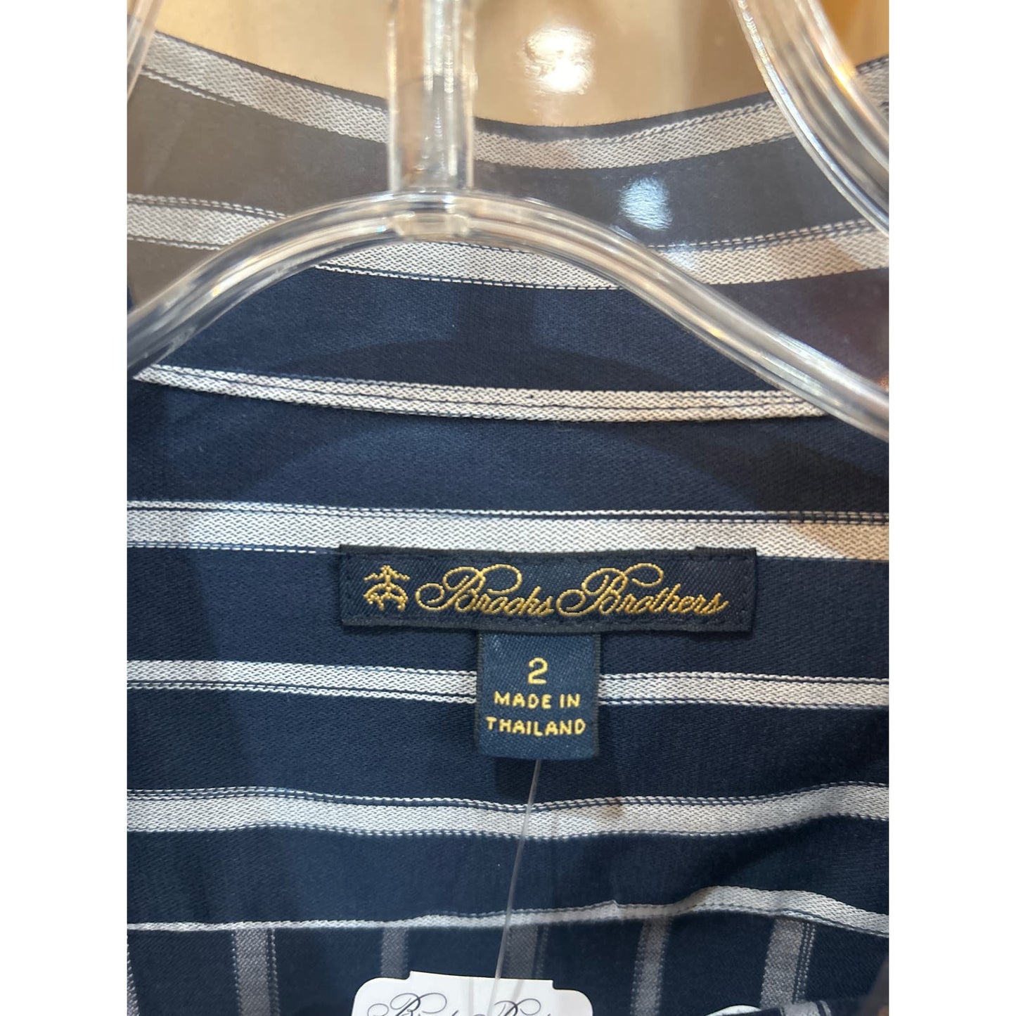 Brooks Brothers Cotton Striped Shirt Dress NWT Size 2