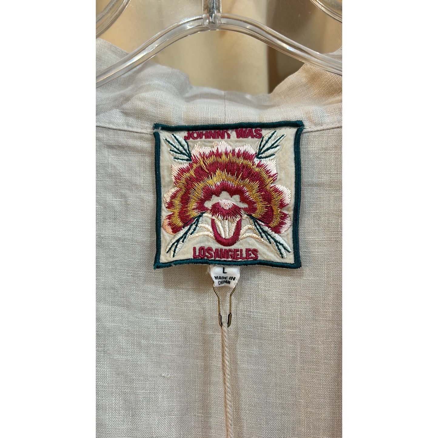 Johnny Was - Vienna Linen Kimono Size L NWT