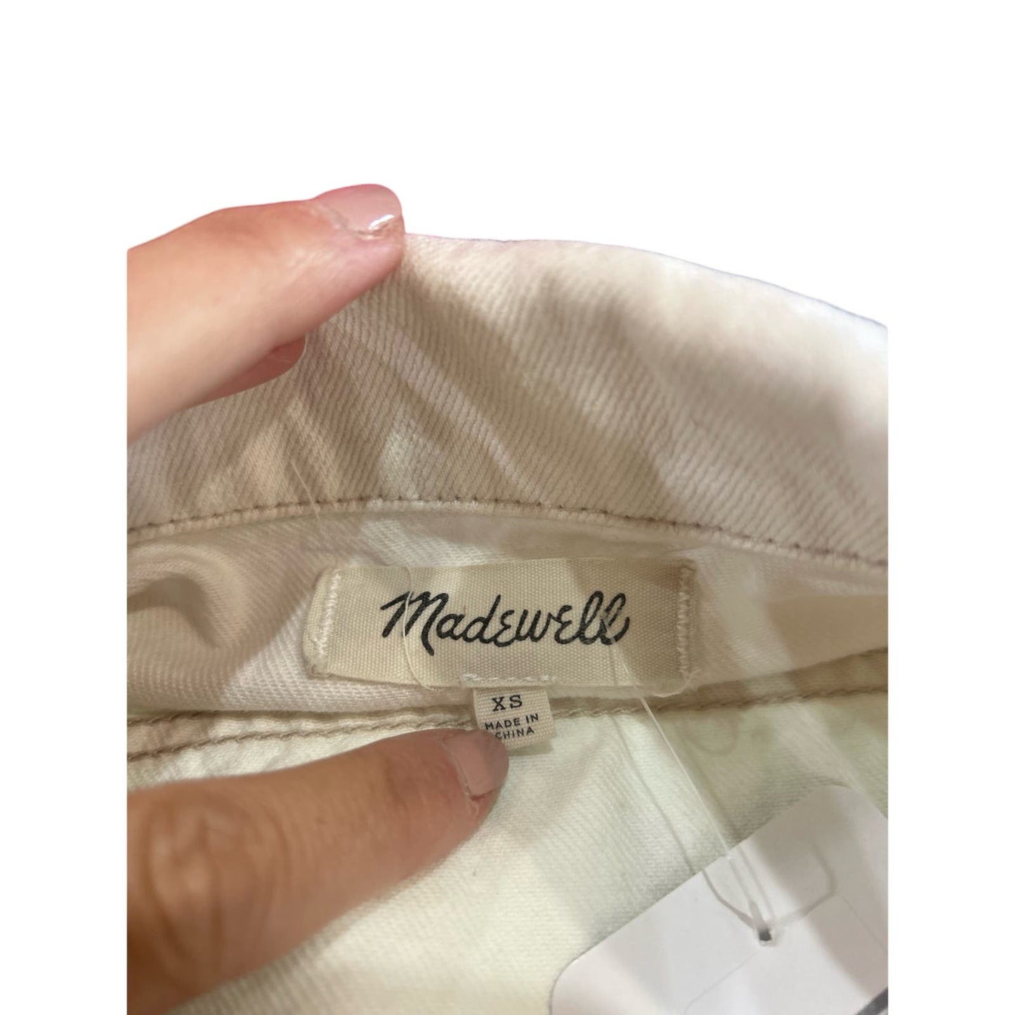 Maxwell White Jean Jacket Size XS