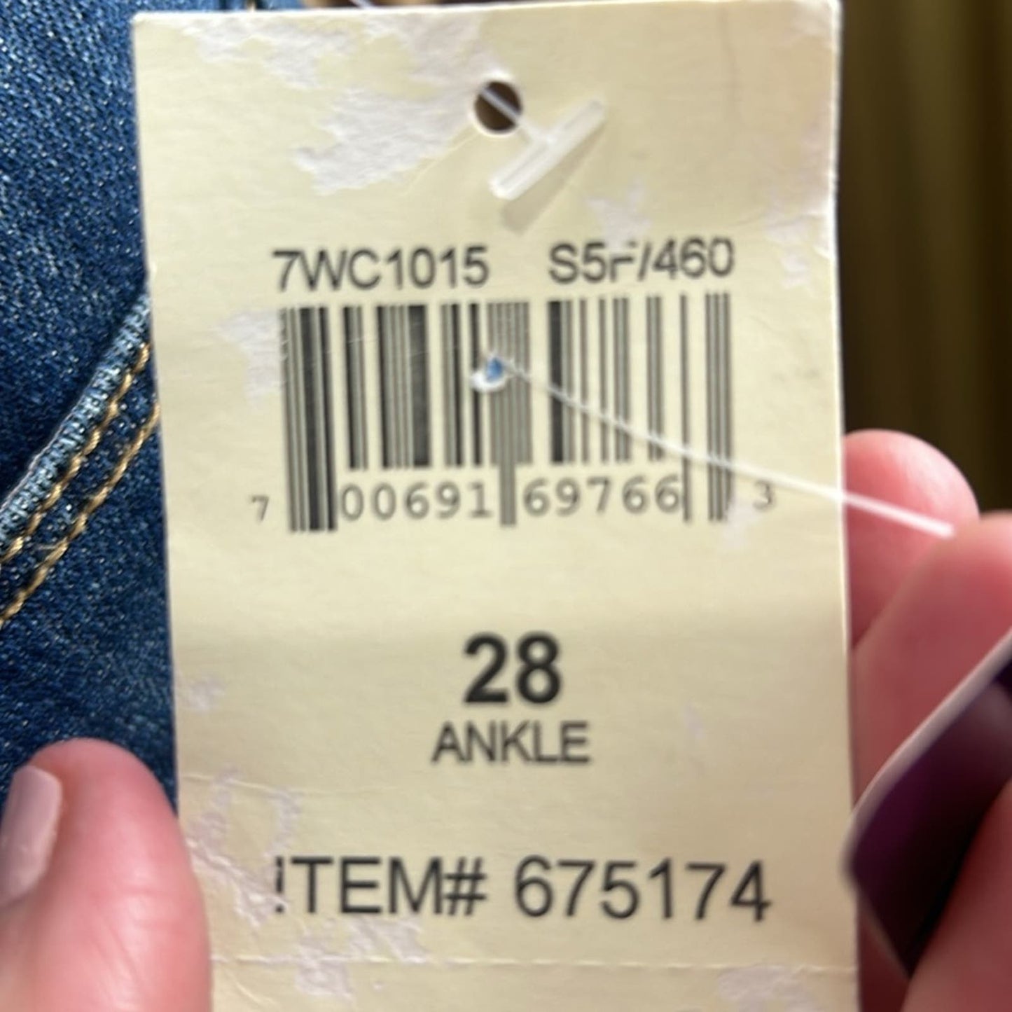Lucky Brank Ankle Jeans NWT Size 28