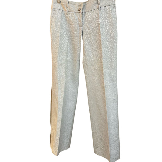 Dolce & Gabbana Silver Strip Slacks
