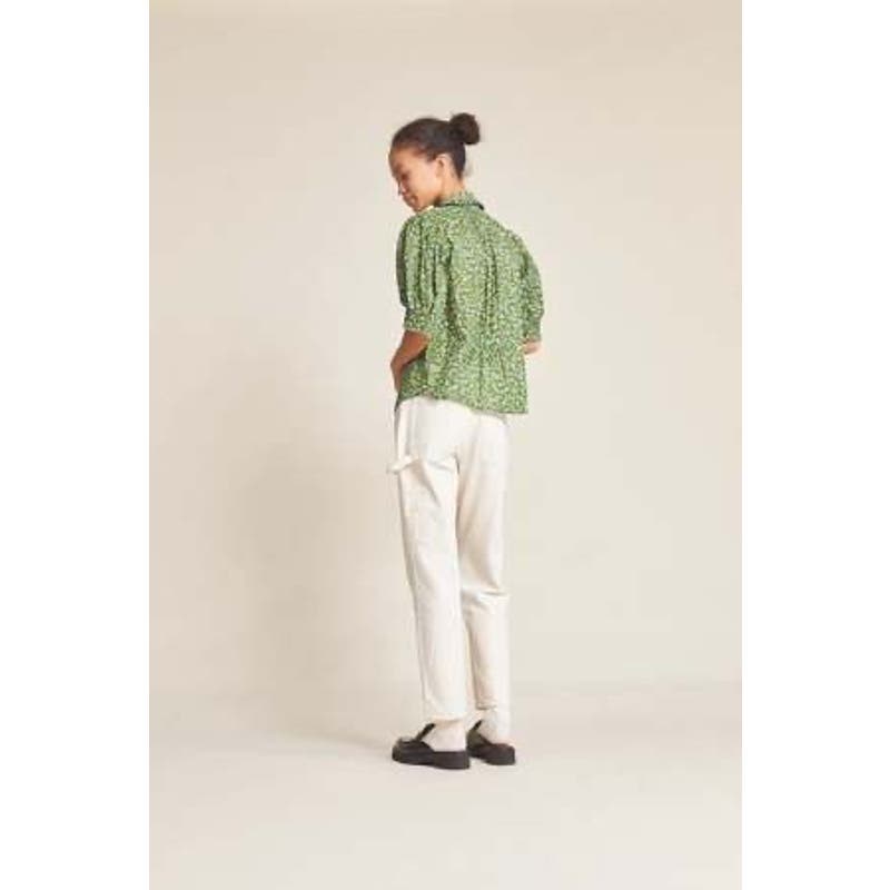 Trovata Gemma Blouse - Green Motif Size XS