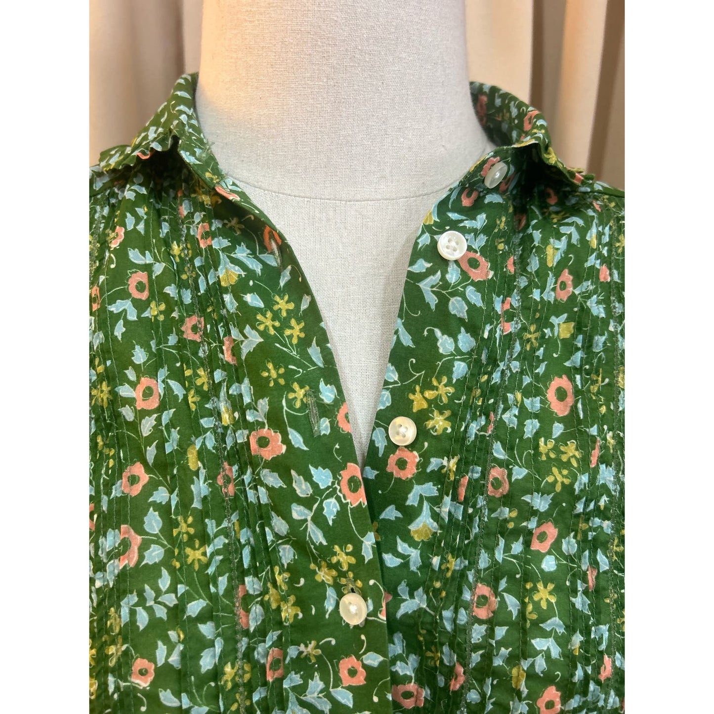 Trovata Gemma Blouse - Green Motif Size XS