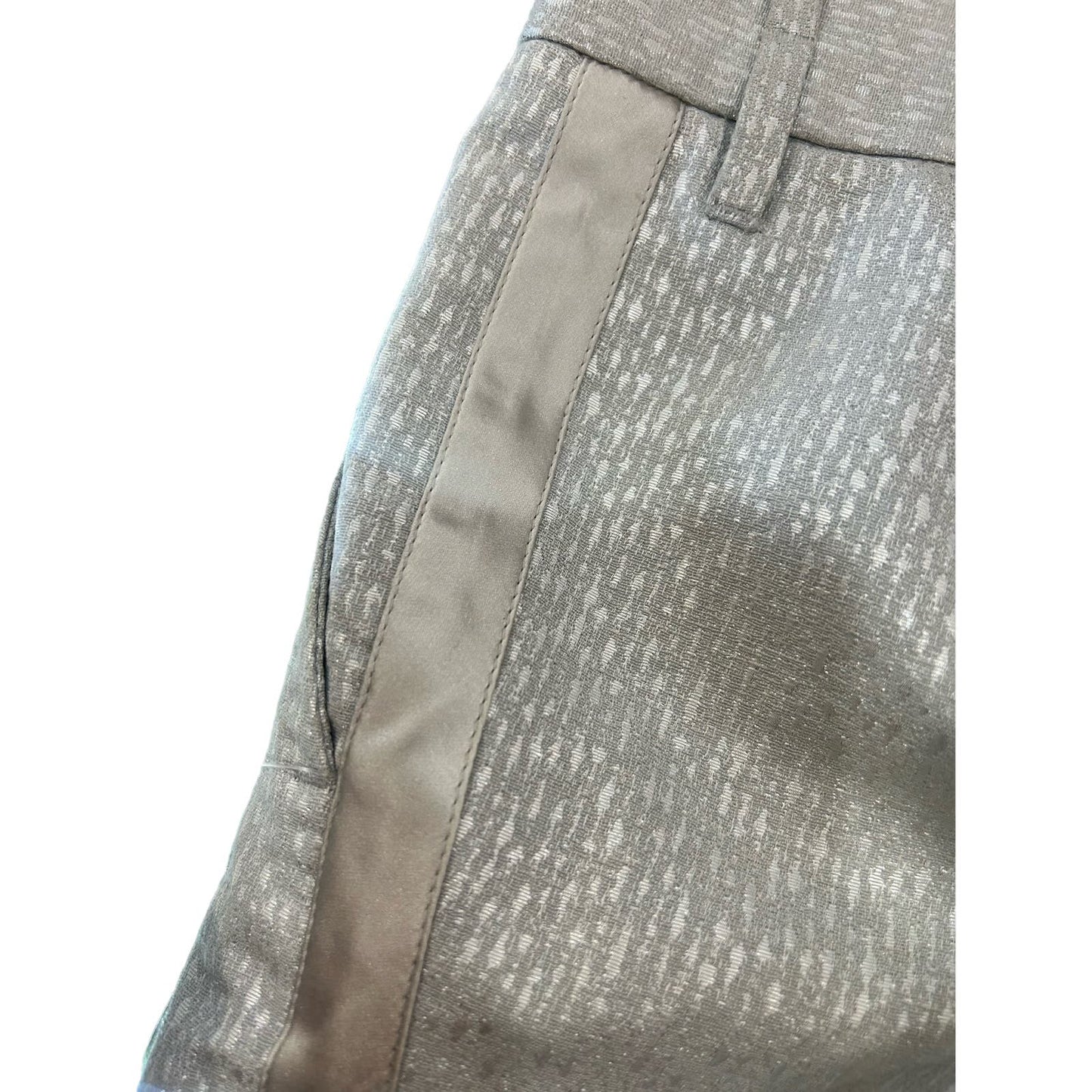 Dolce & Gabbana Silver Strip Slacks