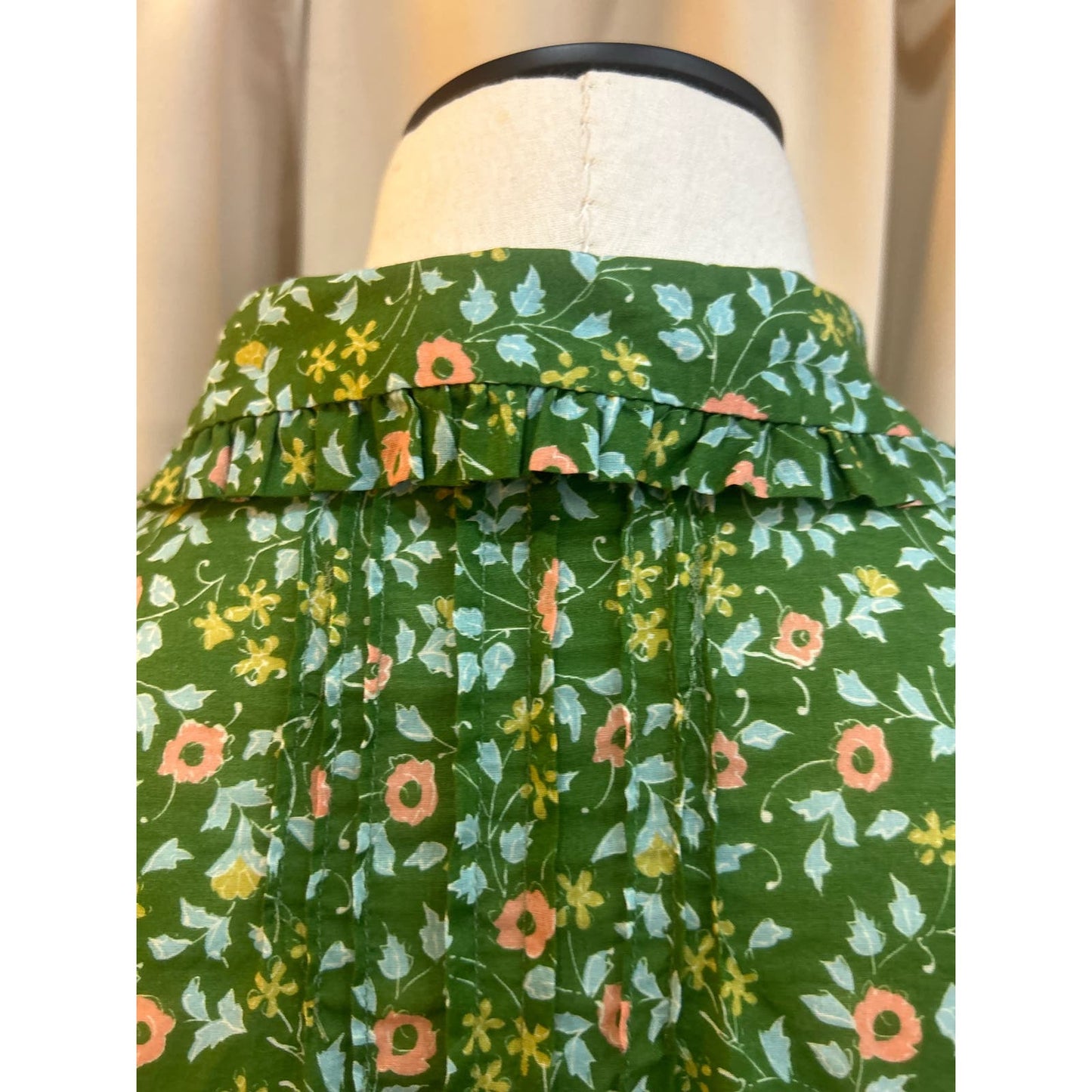 Trovata Gemma Blouse - Green Motif Size XS