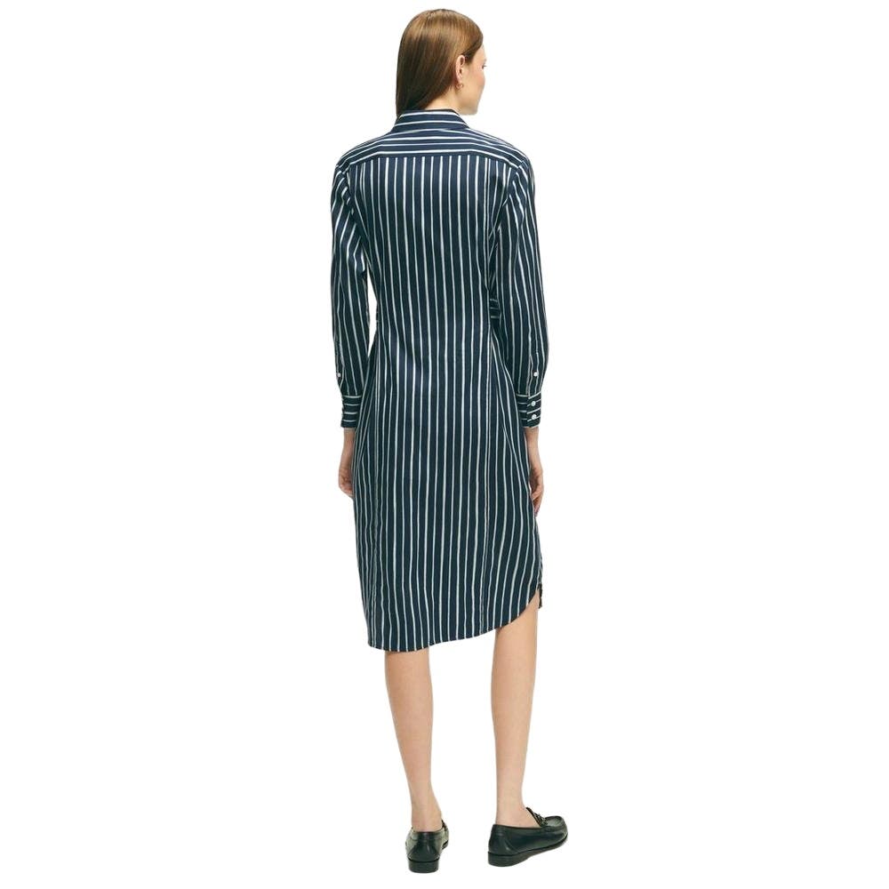 Brooks Brothers Cotton Striped Shirt Dress NWT Size 2