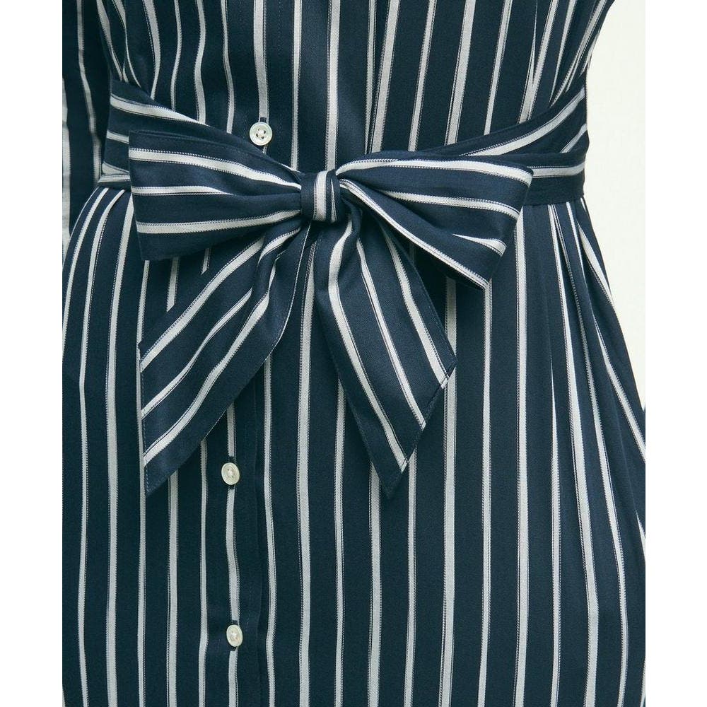 Brooks Brothers Cotton Striped Shirt Dress NWT Size 2