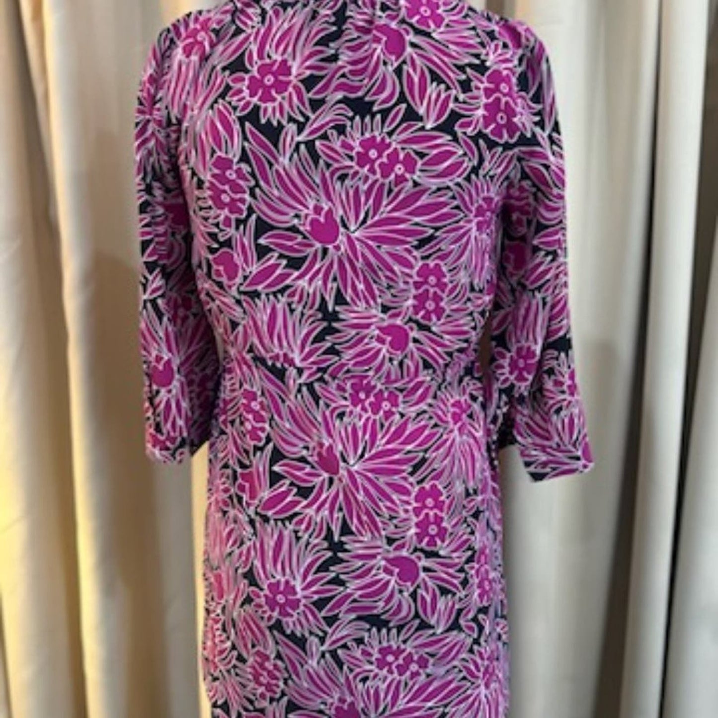Diane von Furstenberg silk floral print Freya dress Size 0