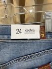 7 FOR ALL MANKIND Women's Jeans Size 24 Josefina Skinny Boyfriend Distressed NWT